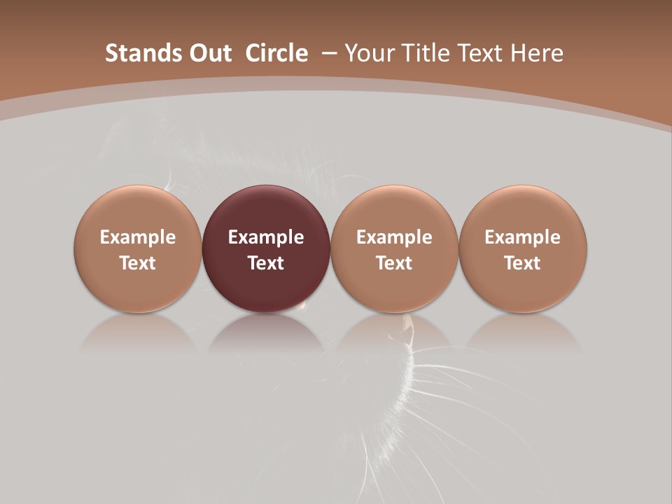 Adorable Yellow Furry PowerPoint Template