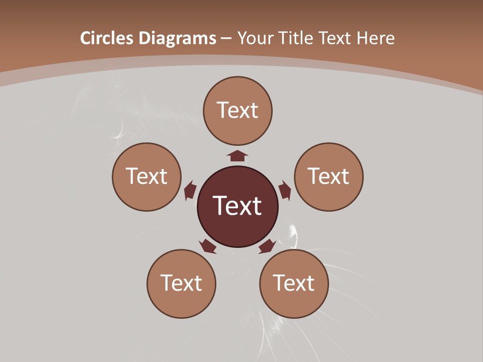 Adorable Yellow Furry PowerPoint Template