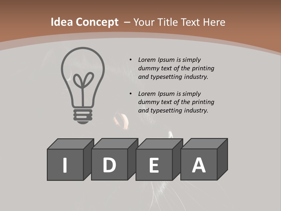 Adorable Yellow Furry PowerPoint Template