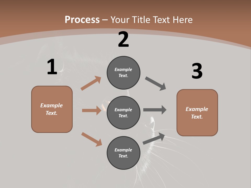 Adorable Yellow Furry PowerPoint Template