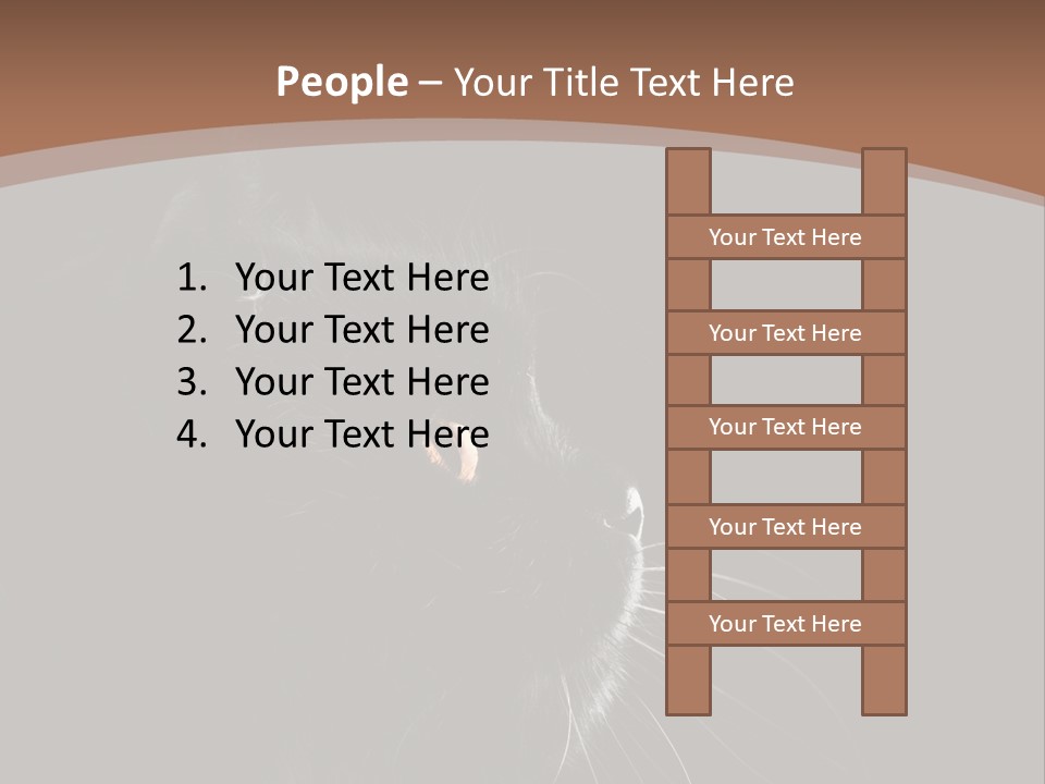 Adorable Yellow Furry PowerPoint Template