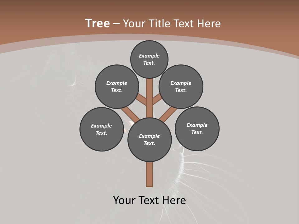 Adorable Yellow Furry PowerPoint Template