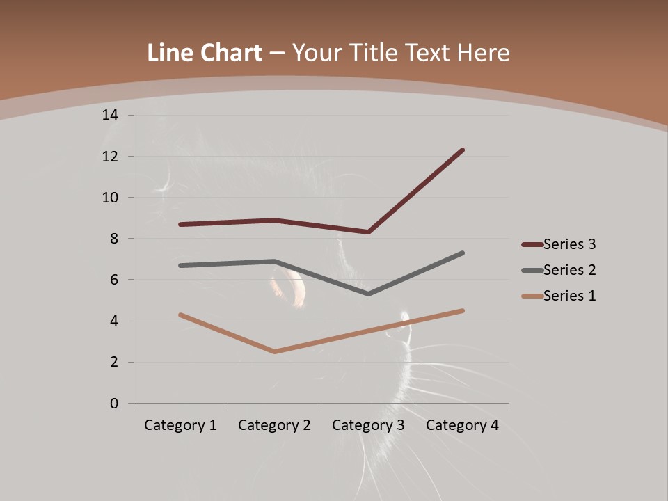 Adorable Yellow Furry PowerPoint Template