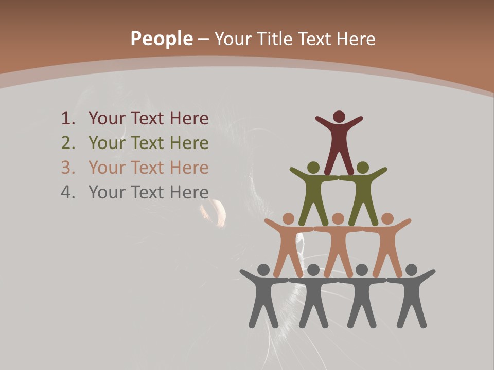 Adorable Yellow Furry PowerPoint Template