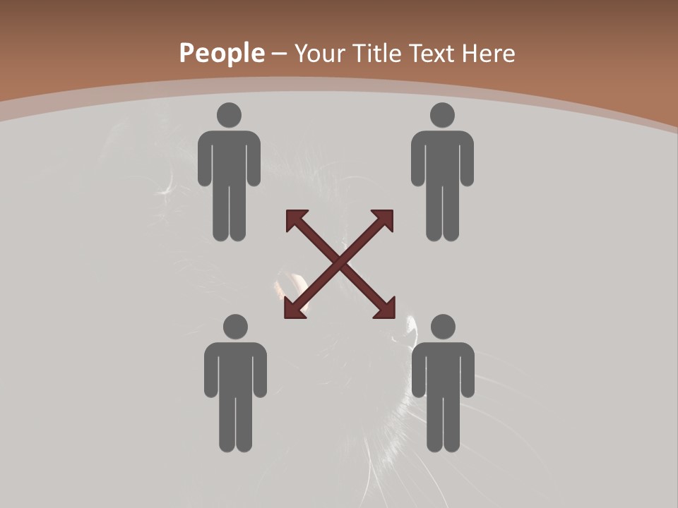 Adorable Yellow Furry PowerPoint Template