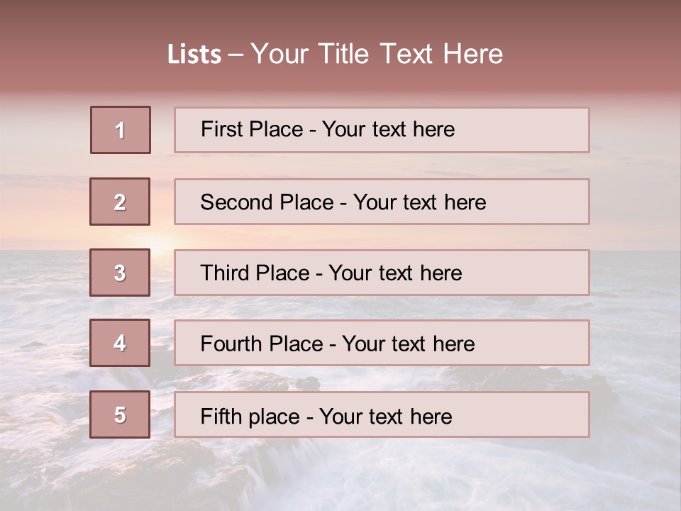 Sea Ocean Wind PowerPoint Template