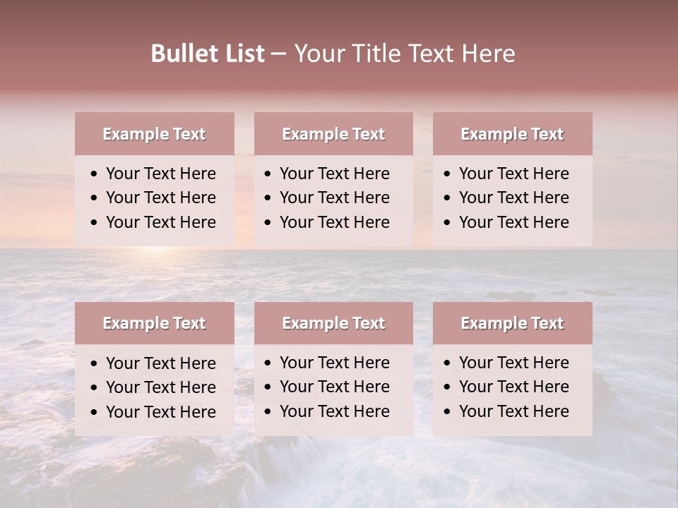 Sea Ocean Wind PowerPoint Template