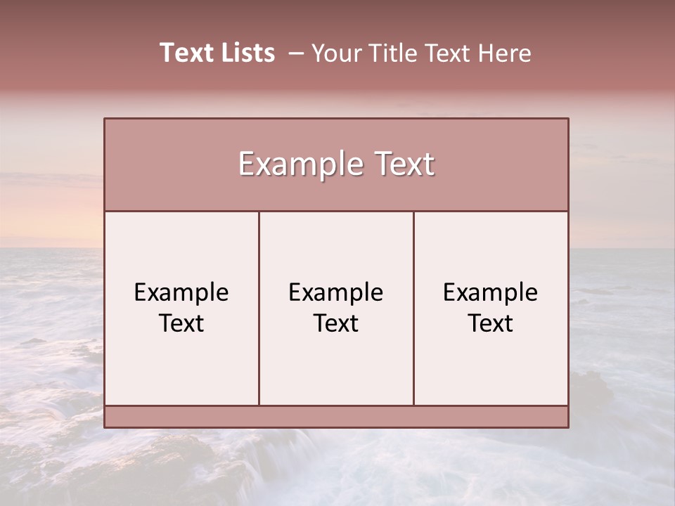 Sea Ocean Wind PowerPoint Template