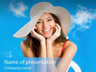 Travel Destination White Relax PowerPoint Template