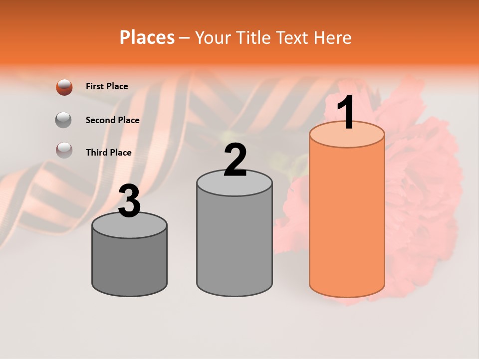 Decoration Red Bow PowerPoint Template