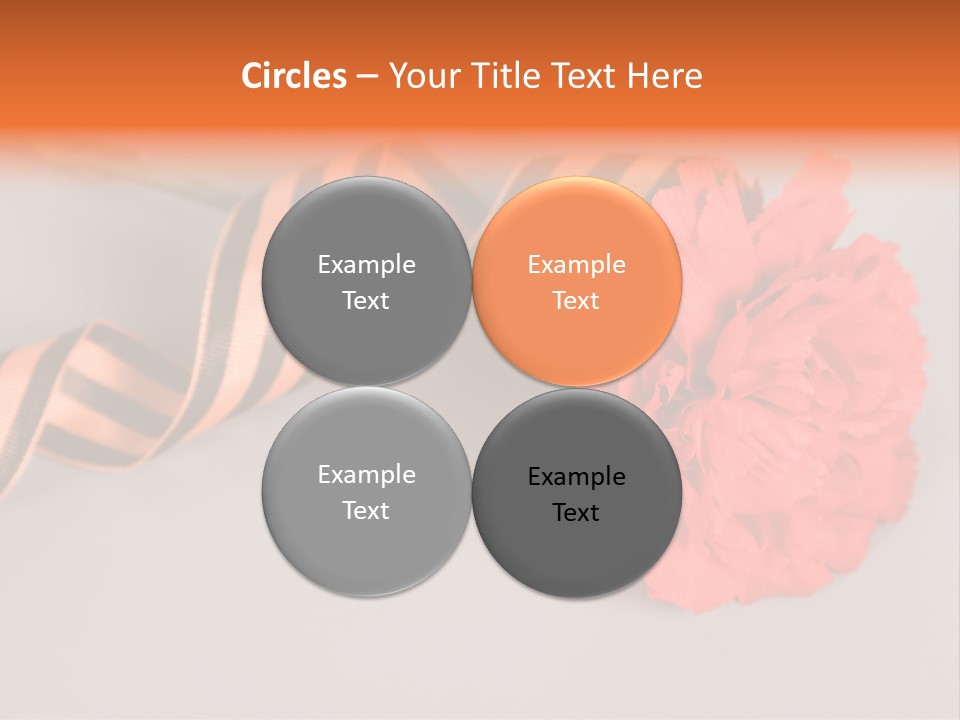 Decoration Red Bow PowerPoint Template