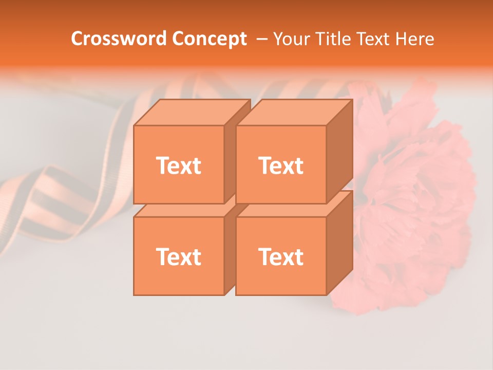 Decoration Red Bow PowerPoint Template