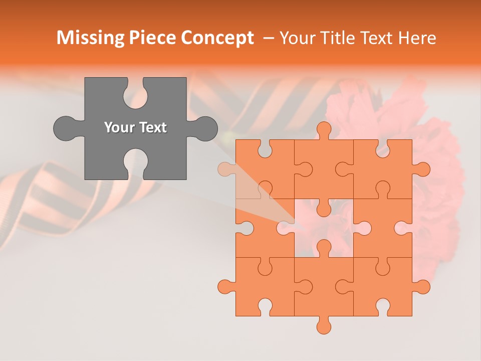 Decoration Red Bow PowerPoint Template