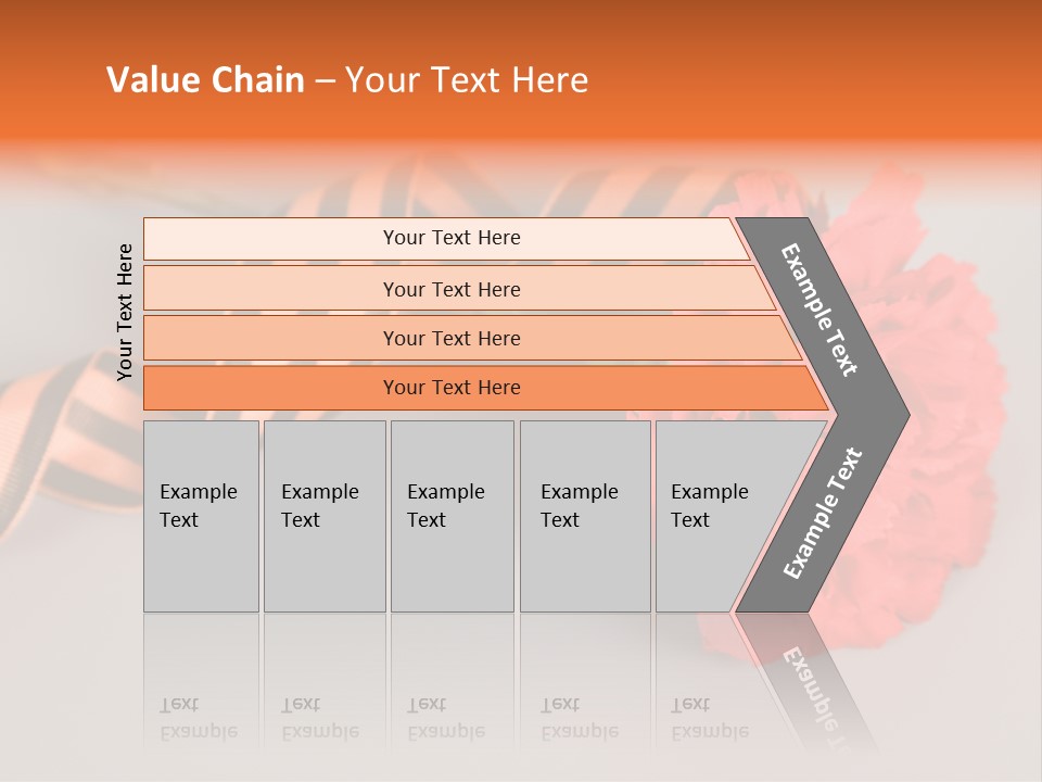 Decoration Red Bow PowerPoint Template