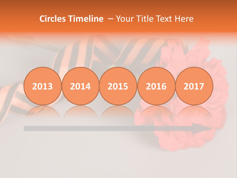 Decoration Red Bow PowerPoint Template