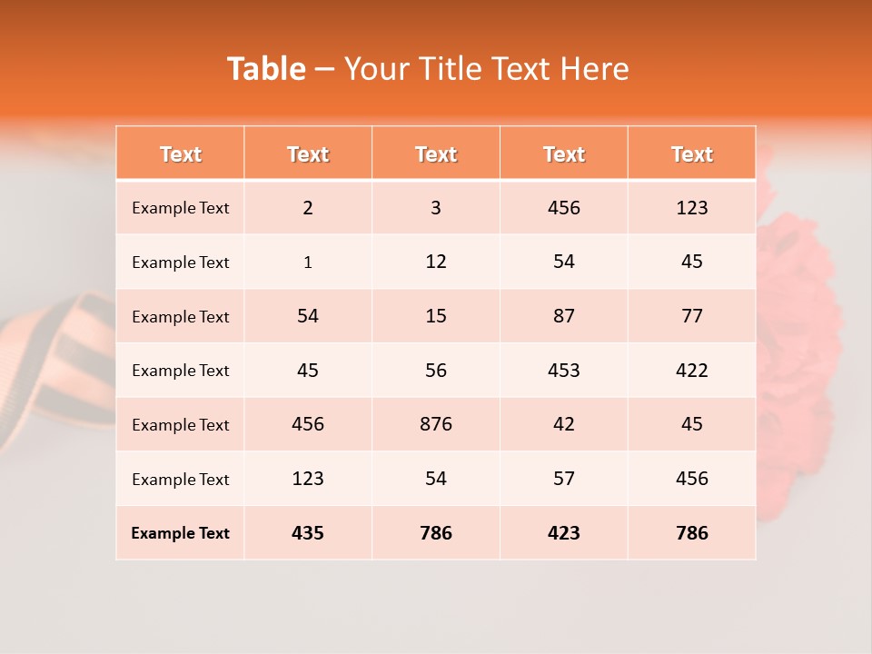 Decoration Red Bow PowerPoint Template