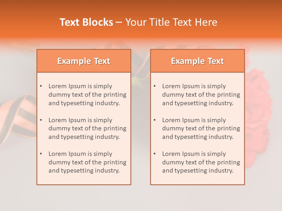 Decoration Red Bow PowerPoint Template