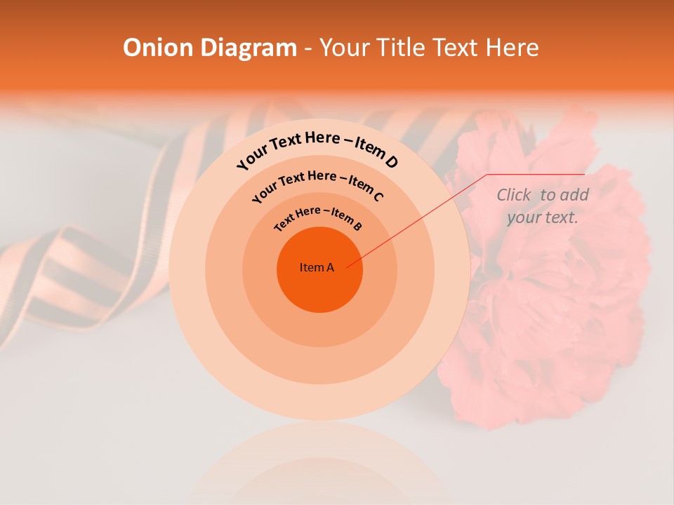 Decoration Red Bow PowerPoint Template