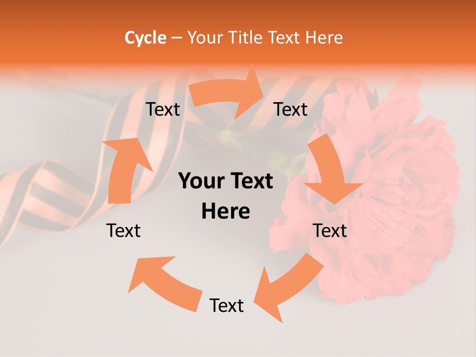 Decoration Red Bow PowerPoint Template