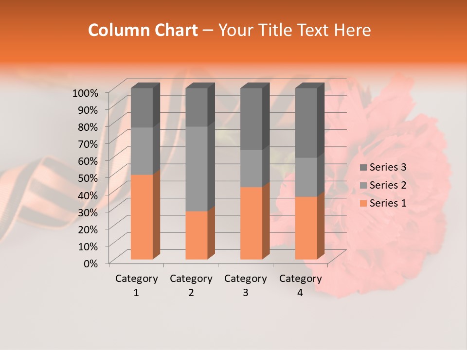 Decoration Red Bow PowerPoint Template