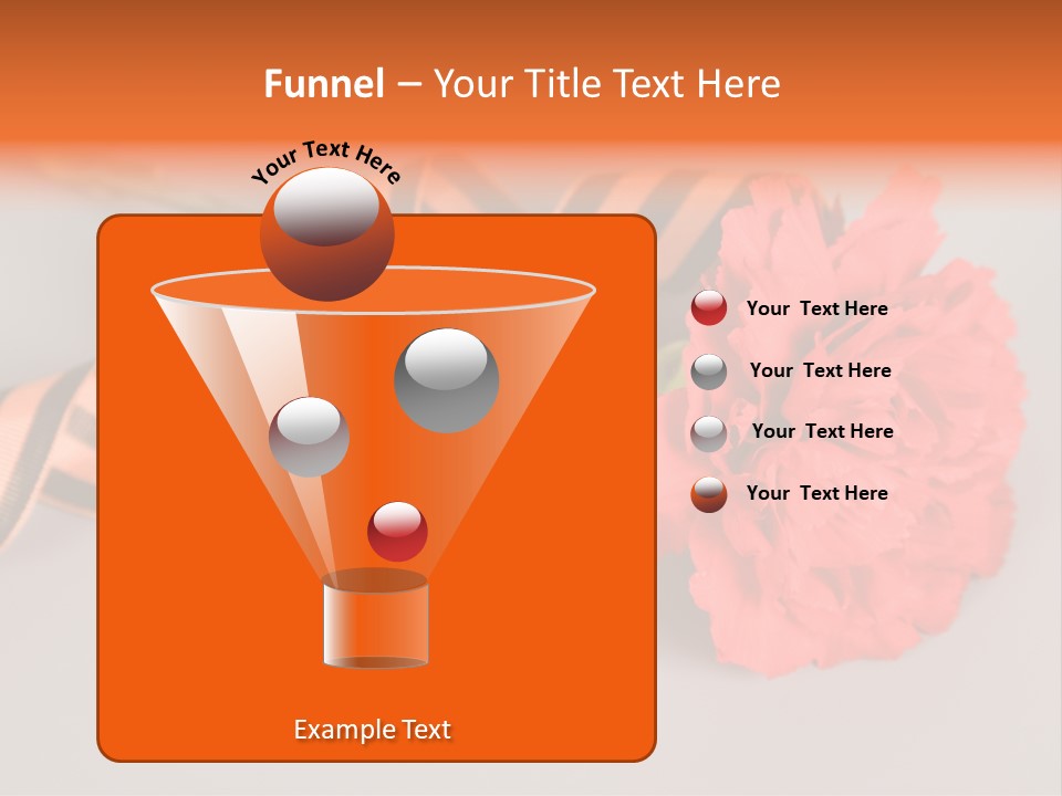 Decoration Red Bow PowerPoint Template