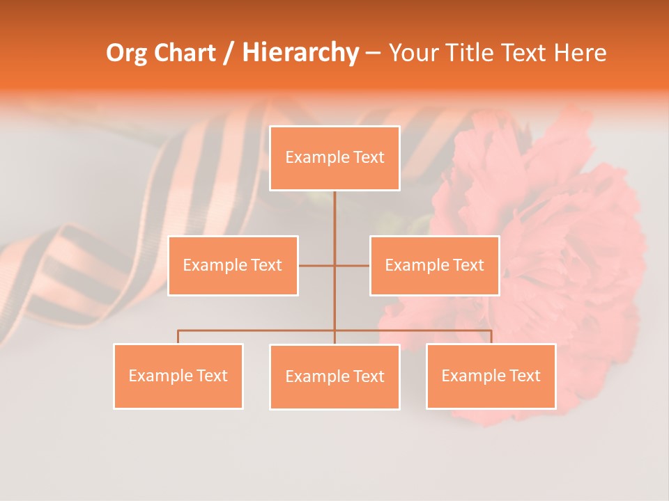 Decoration Red Bow PowerPoint Template