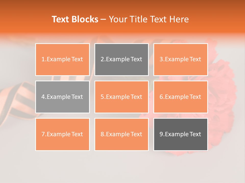 Decoration Red Bow PowerPoint Template