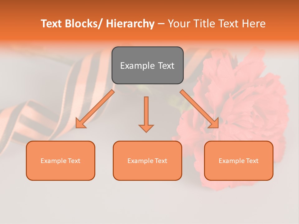 Decoration Red Bow PowerPoint Template