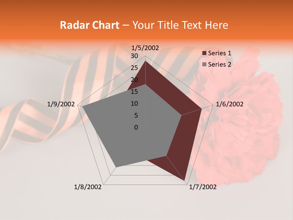 Decoration Red Bow PowerPoint Template