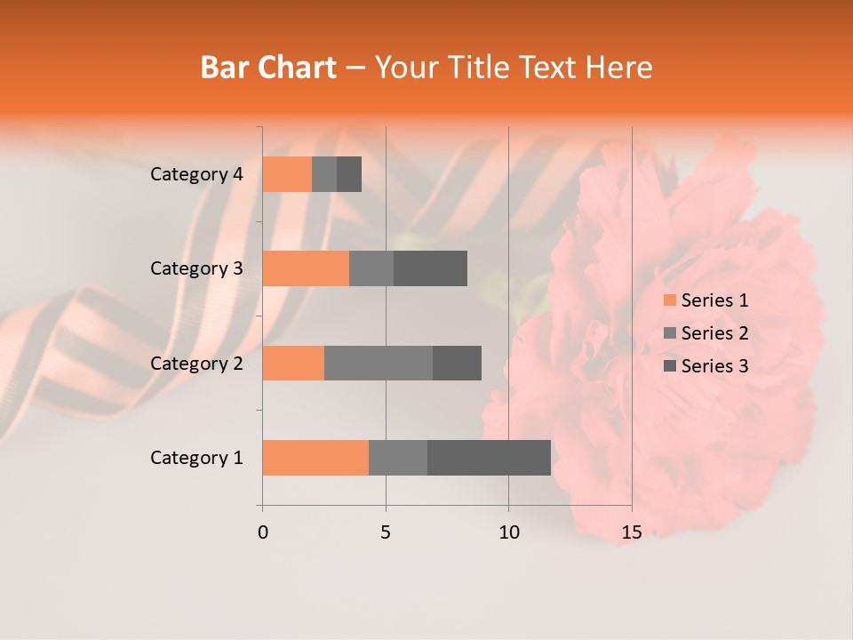 Decoration Red Bow PowerPoint Template