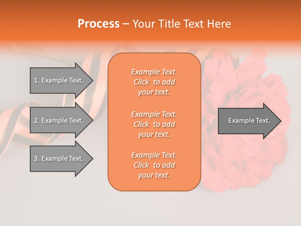 Decoration Red Bow PowerPoint Template