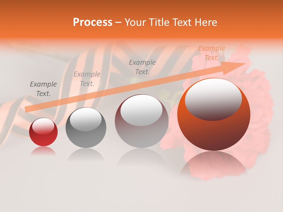 Decoration Red Bow PowerPoint Template