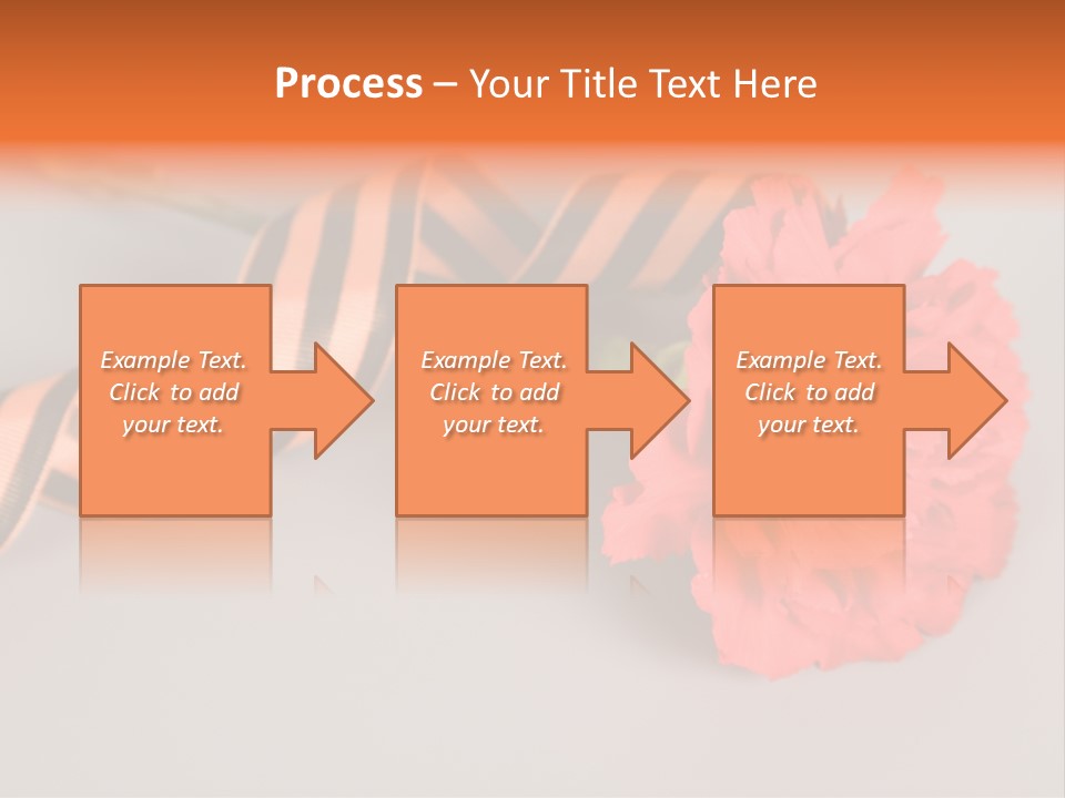 Decoration Red Bow PowerPoint Template