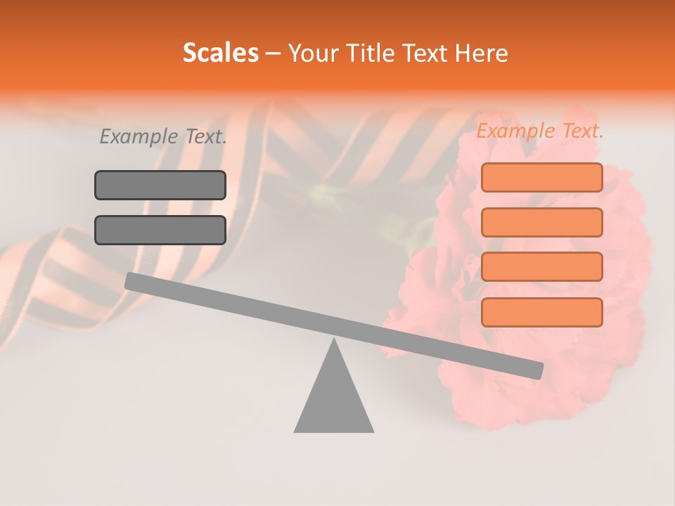 Decoration Red Bow PowerPoint Template