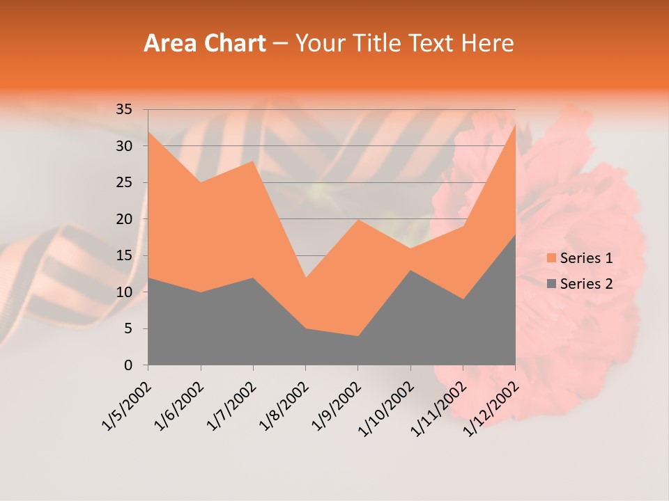 Decoration Red Bow PowerPoint Template