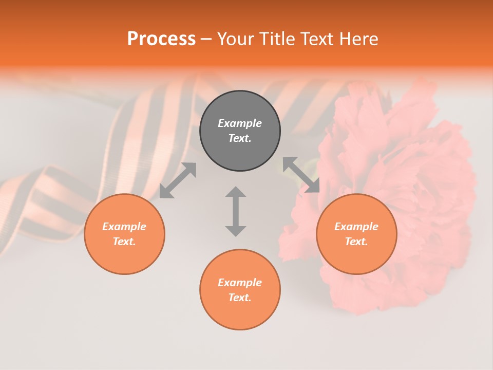 Decoration Red Bow PowerPoint Template