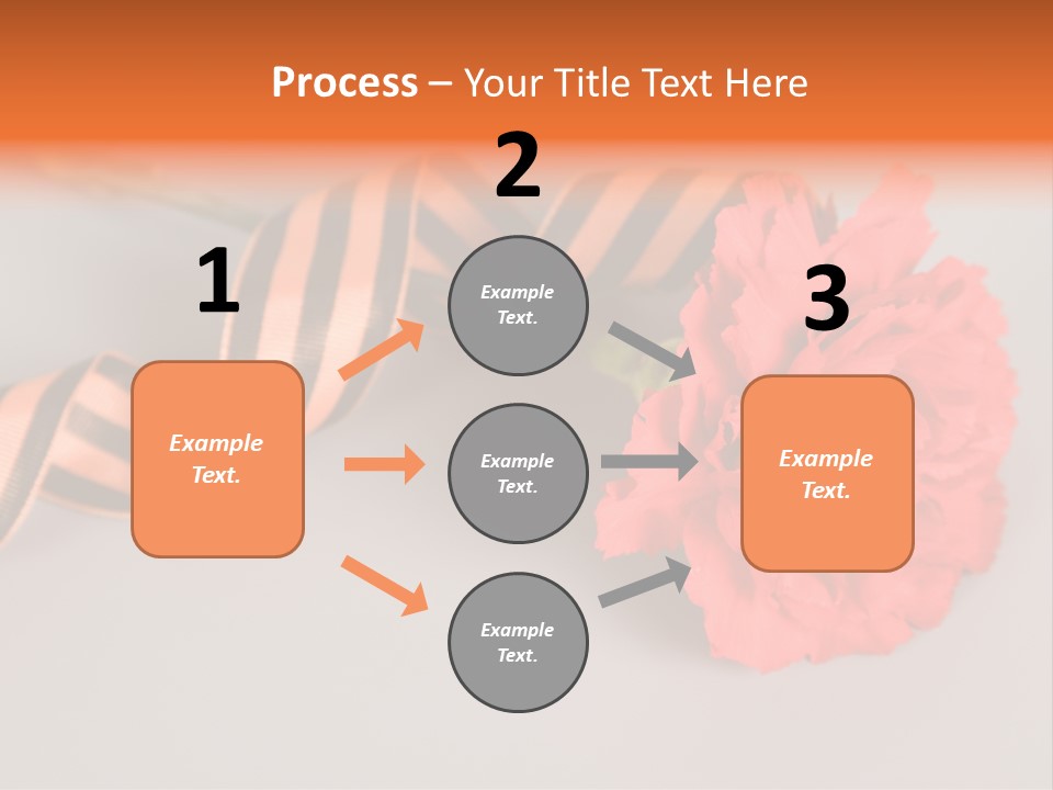 Decoration Red Bow PowerPoint Template