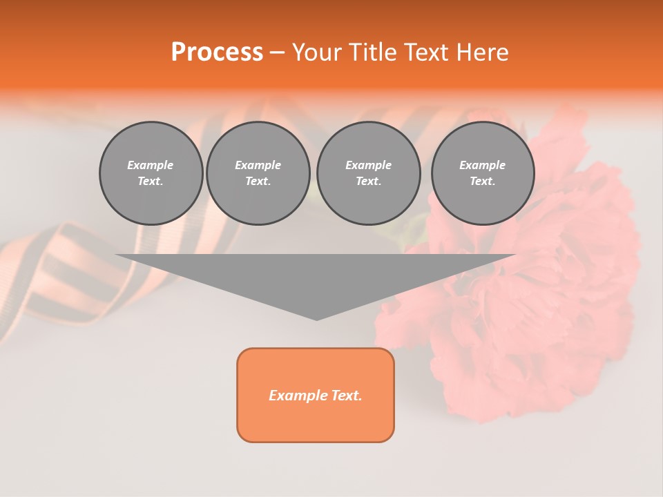 Decoration Red Bow PowerPoint Template