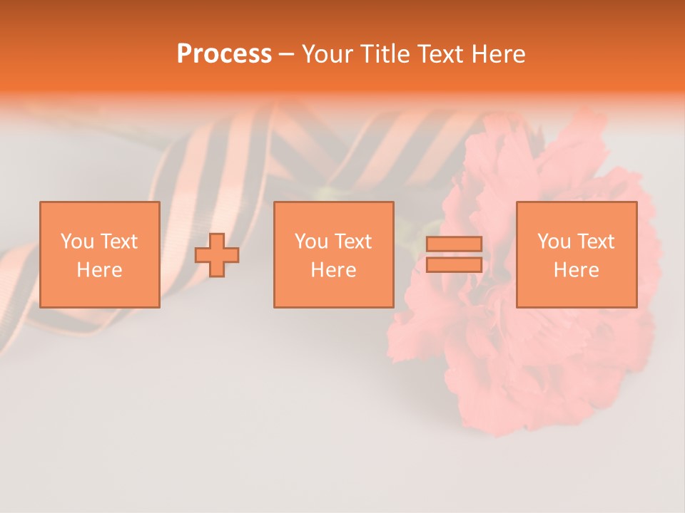 Decoration Red Bow PowerPoint Template