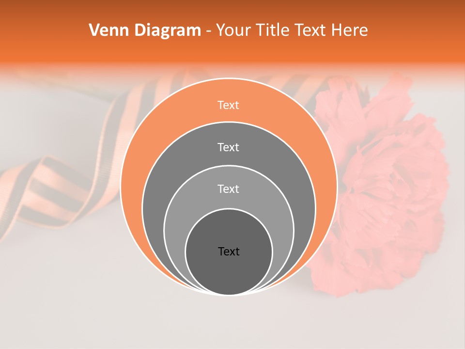 Decoration Red Bow PowerPoint Template