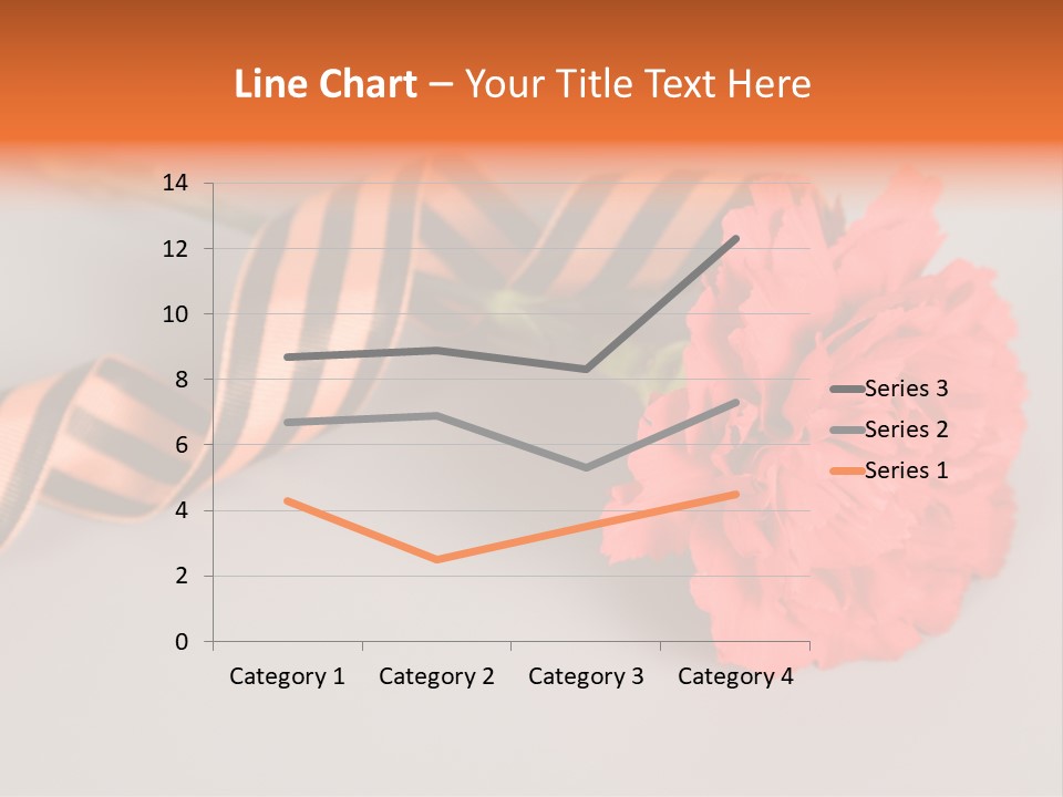 Decoration Red Bow PowerPoint Template