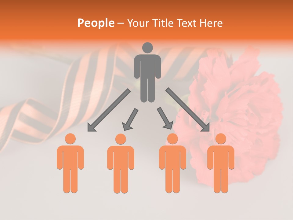 Decoration Red Bow PowerPoint Template