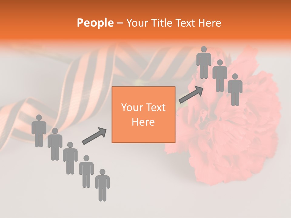 Decoration Red Bow PowerPoint Template