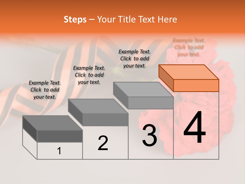 Decoration Red Bow PowerPoint Template