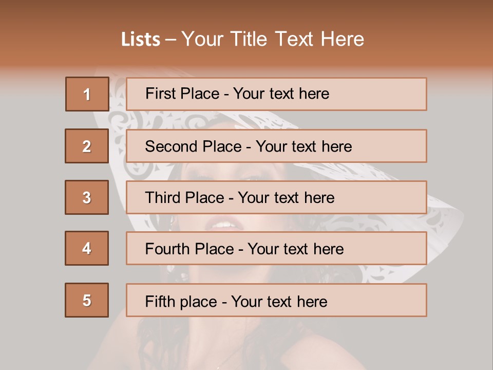 Sexy Girl Vintage PowerPoint Template
