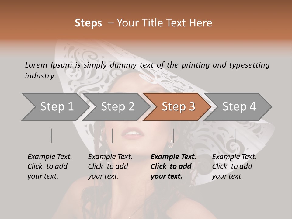 Sexy Girl Vintage PowerPoint Template