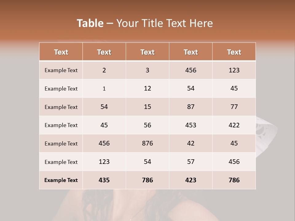 Sexy Girl Vintage PowerPoint Template