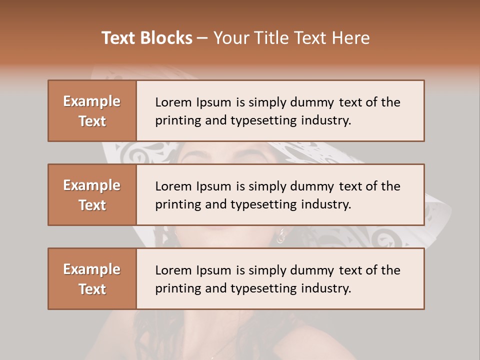 Sexy Girl Vintage PowerPoint Template