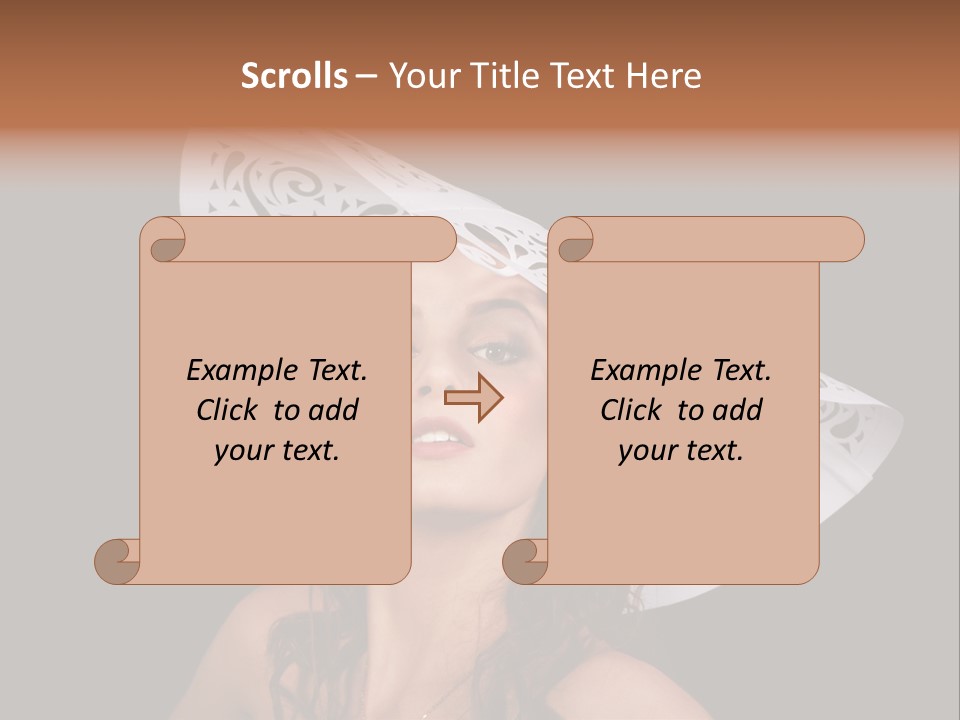 Sexy Girl Vintage PowerPoint Template