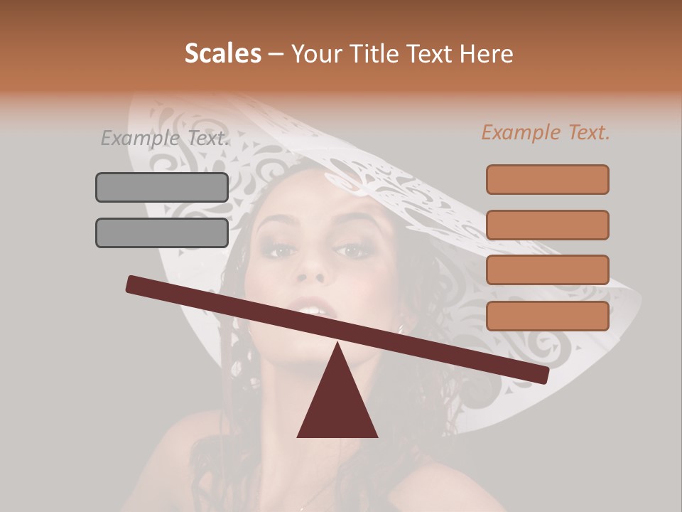 Sexy Girl Vintage PowerPoint Template